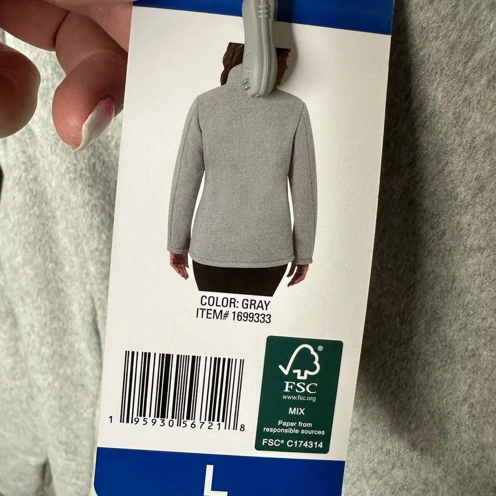 32 Degrees HEAT Gray Full-Zip Jacket - Picture 3 of 4